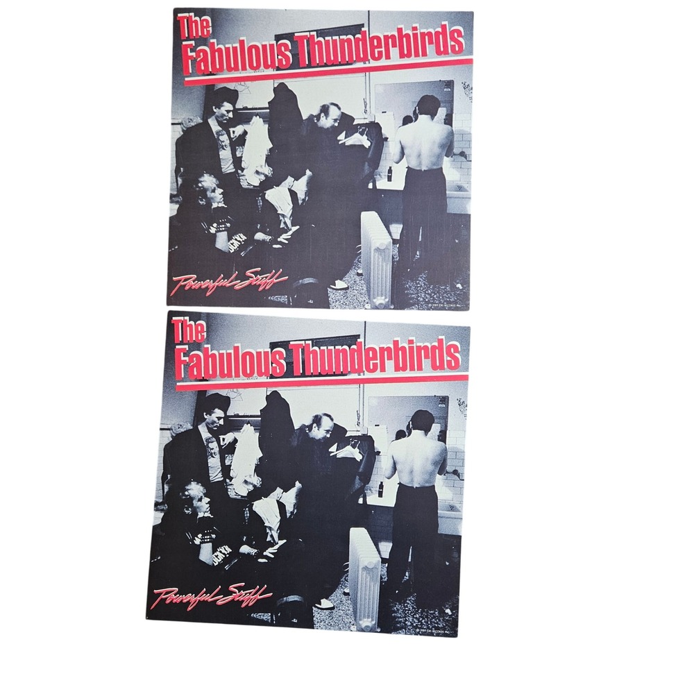 2 Fabulous Thunderbirds Powerful Stuff Vintage 1989 Promo Poster 12x12 CBS